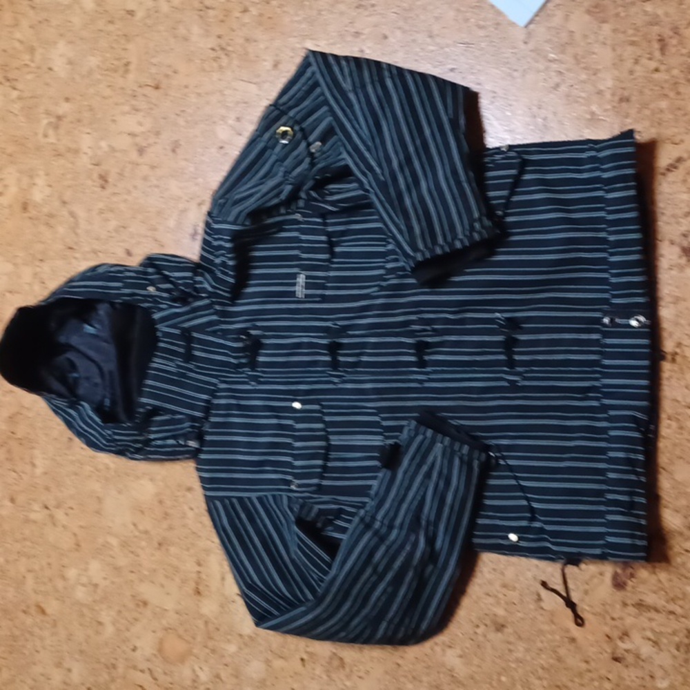 Empyre Clothing Striped Ski Jacket Women's Size S